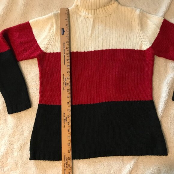 Vintage 90s Sag Harbor Turtleneck Sweater Size Medium? _ swtr025 - Picture 3 of 6